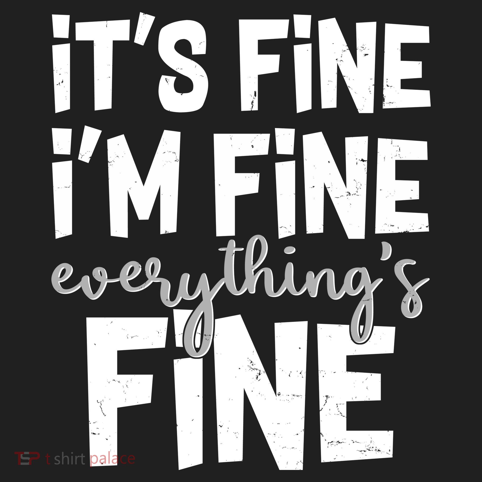Funny Its Fine Im Fine Everythings Fine Beanie