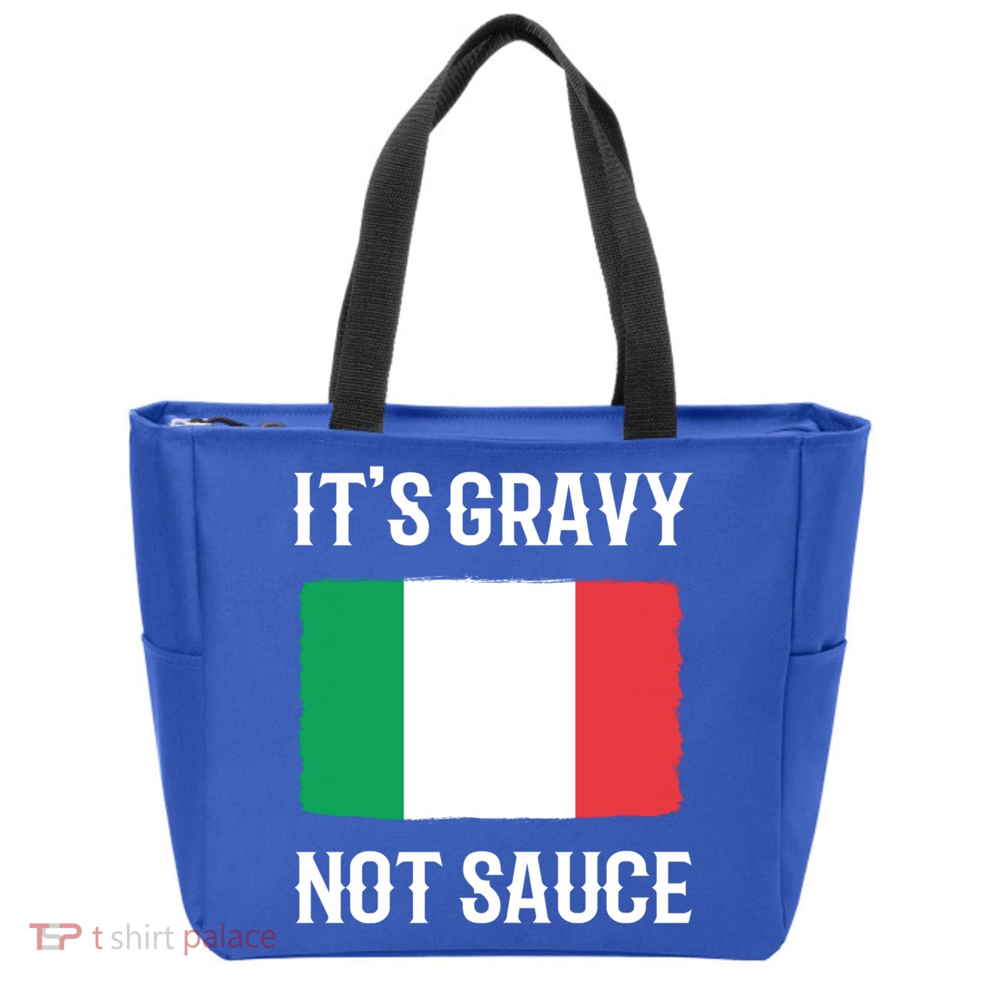 Foodie Italy Funny Italian Chef Its Gravy Not Sauce Cute Gift Tote Bag