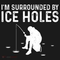 Funny Ice Fishing Gift For Snow Holes Fishermen Baby Bodysuit thumb 2