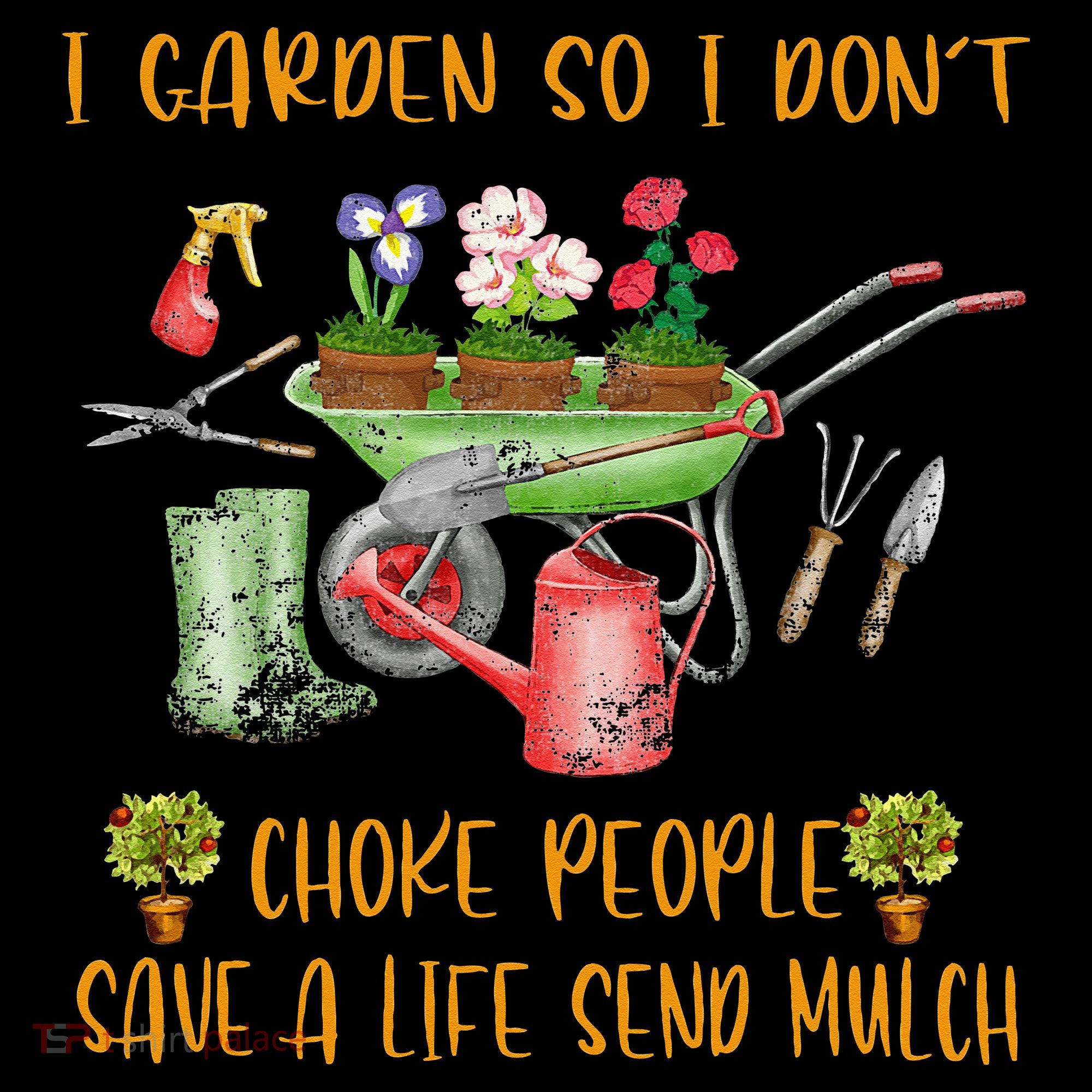 Funny I Garden So I Dont Choke People Gardening Coffee Mug