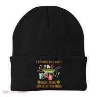 Funny I Garden So I Dont Choke People Gardening Beanie thumb 0
