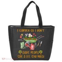 Funny I Garden So I Dont Choke People Gardening Tote Bag thumb 0