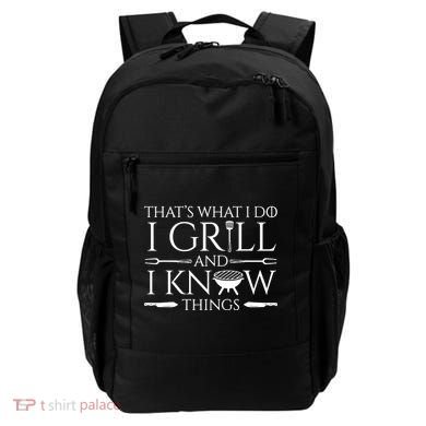 Fun I Grill And Know Things Meat Lover Barbecue Backpack