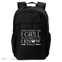 Fun I Grill And Know Things Meat Lover Barbecue Backpack thumb 0