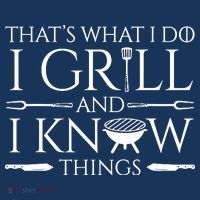 Fun I Grill And Know Things Meat Lover Barbecue Mousepad thumb 1