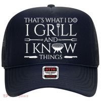 Fun I Grill And Know Things Meat Lover Barbecue Hat thumb 0