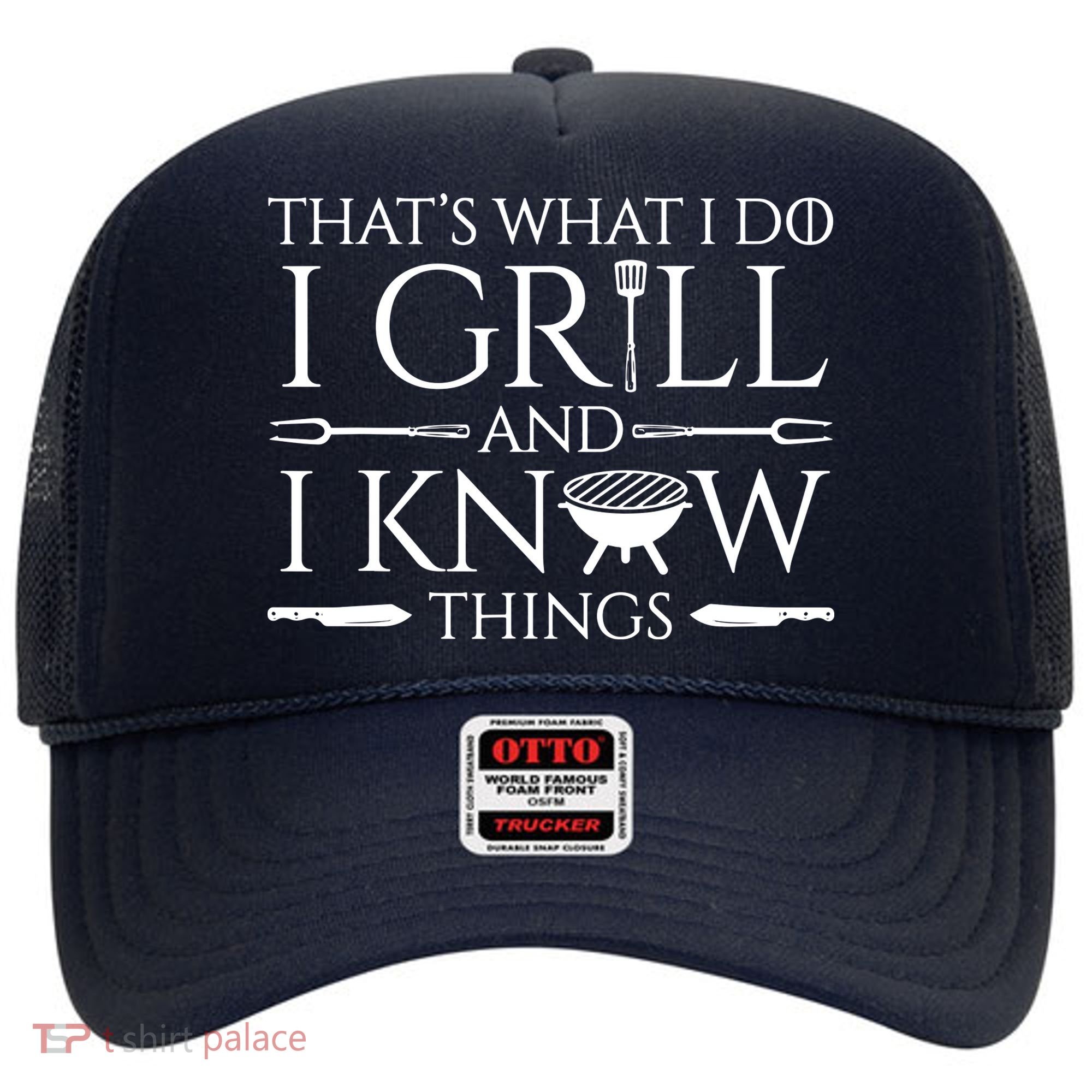 Fun I Grill And Know Things Meat Lover Barbecue Hat