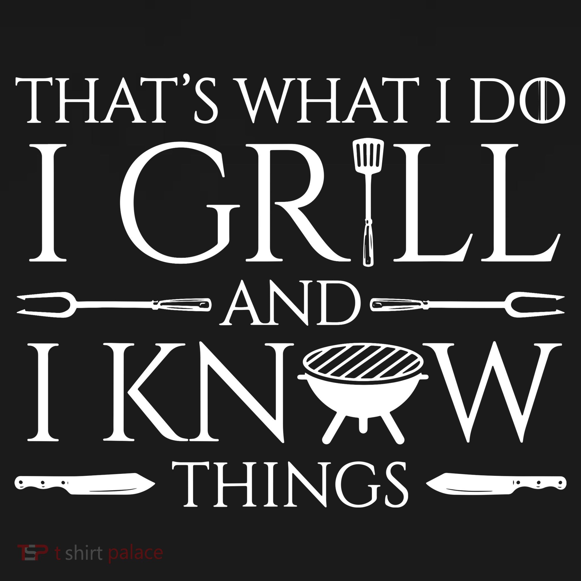Fun I Grill And Know Things Meat Lover Barbecue Dad Gift Doggie Tank