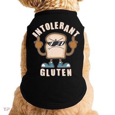 Funny Intolerant Gluten  Doggie Tank