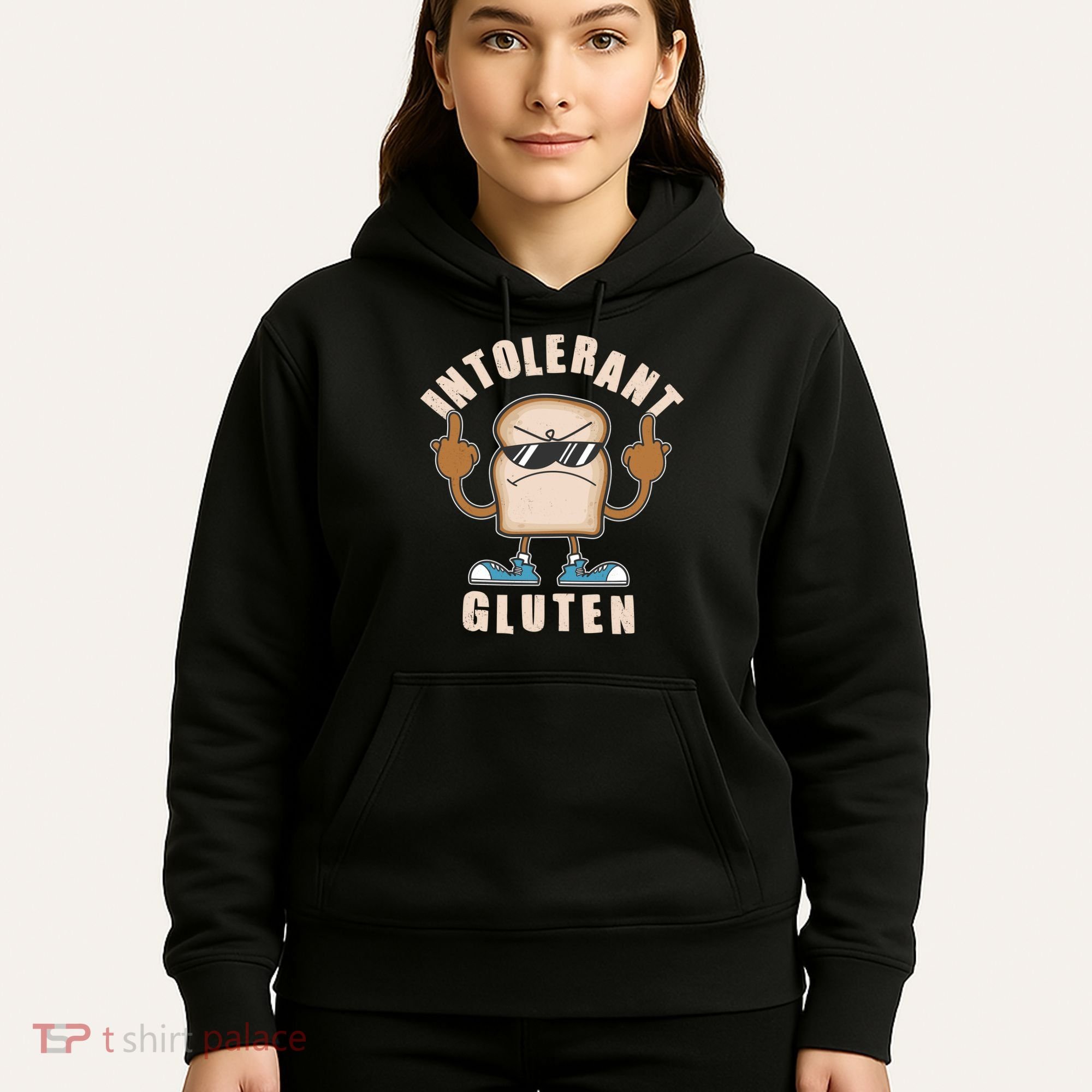 Funny Intolerant Gluten  Hoodie