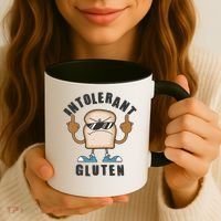 Funny Intolerant Gluten  Coffee Mug thumb 3