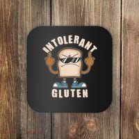 Funny Intolerant Gluten  Coaster thumb 0