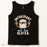 Funny Intolerant Gluten  Tank Top thumb 2