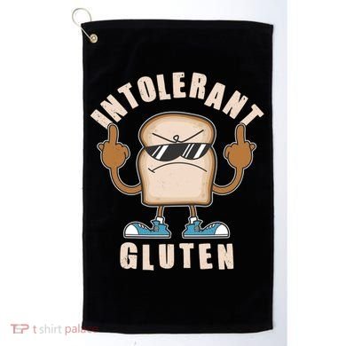 Funny Intolerant Gluten  Golf Towel