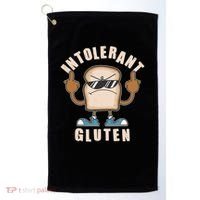 Funny Intolerant Gluten  Golf Towel thumb 0