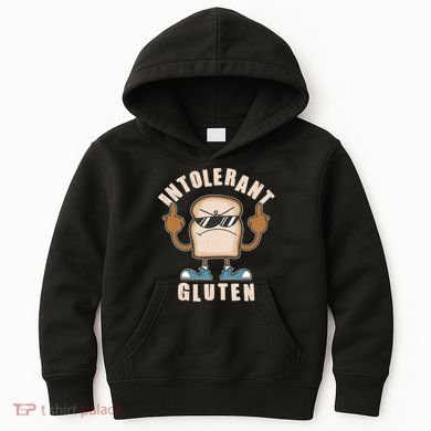 Funny Intolerant Gluten  Kids Hoodie
