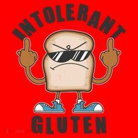 Funny Intolerant Gluten  Santa Hat thumb 1