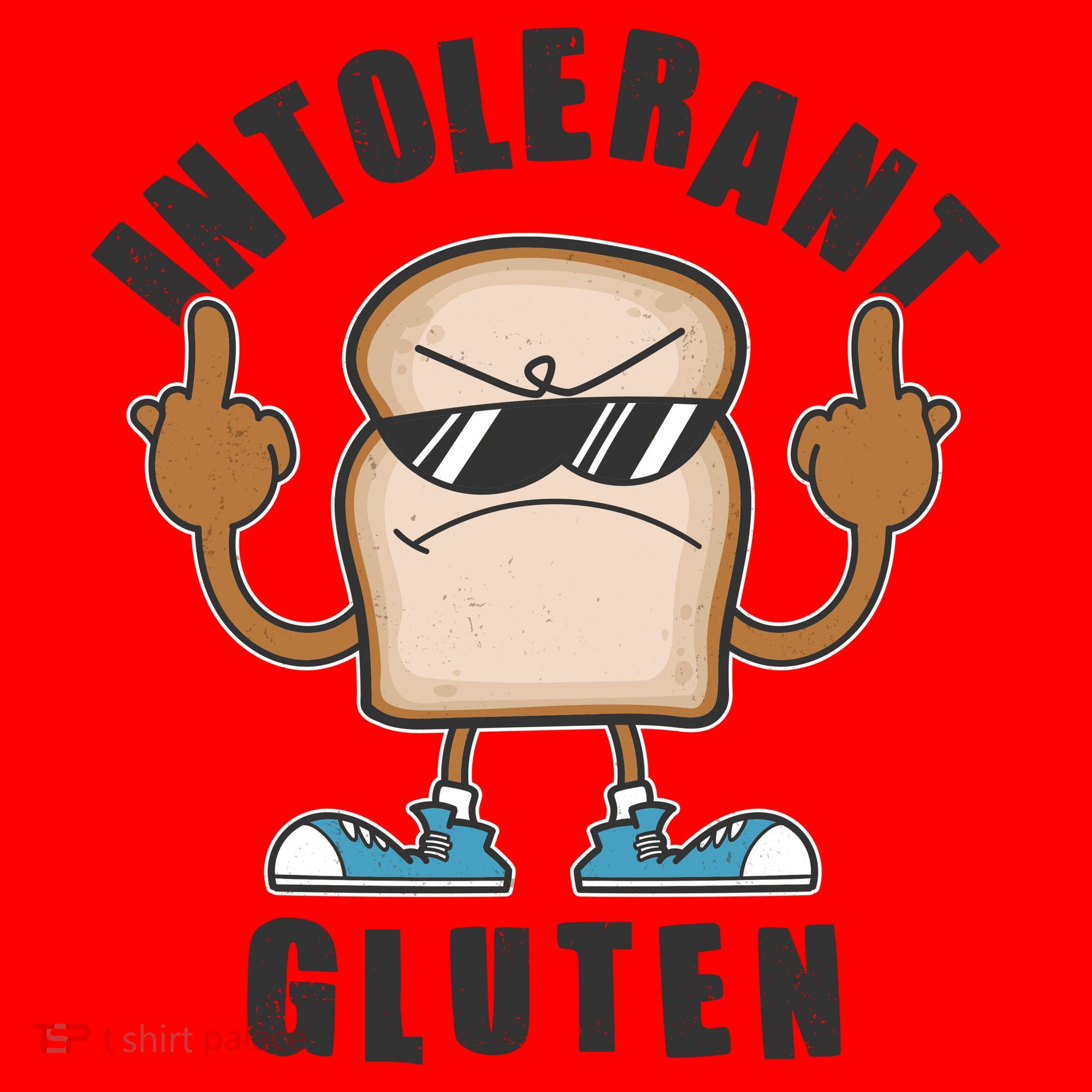 Funny Intolerant Gluten  Santa Hat