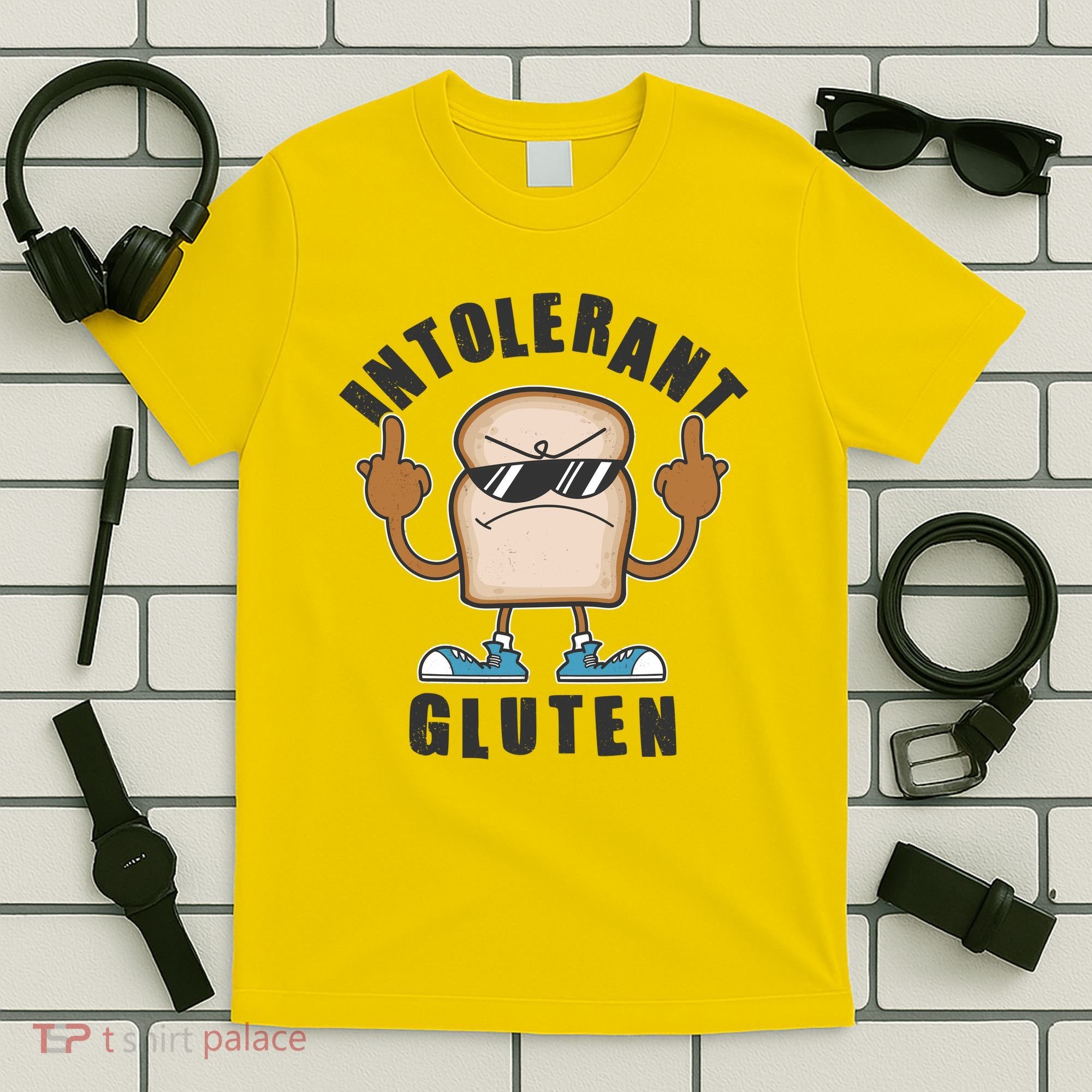 Funny Intolerant Gluten  T-Shirt