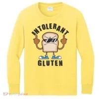 Funny Intolerant Gluten  Kids Long Sleeve Shirt thumb 0