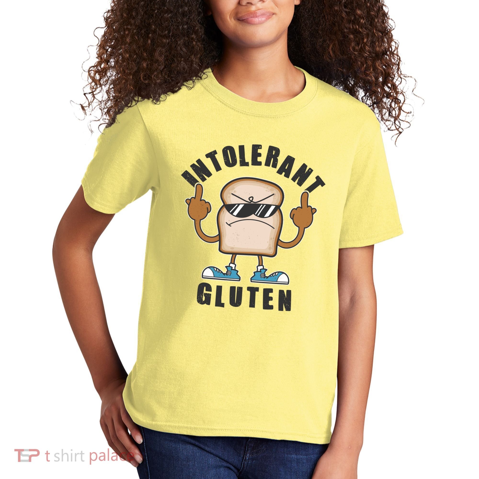 Funny Intolerant Gluten  Kids T-Shirt
