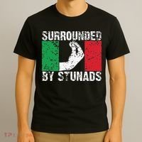 Funny Italian Gift Cool Surrounded By Stunads Gift T-Shirt thumb 3