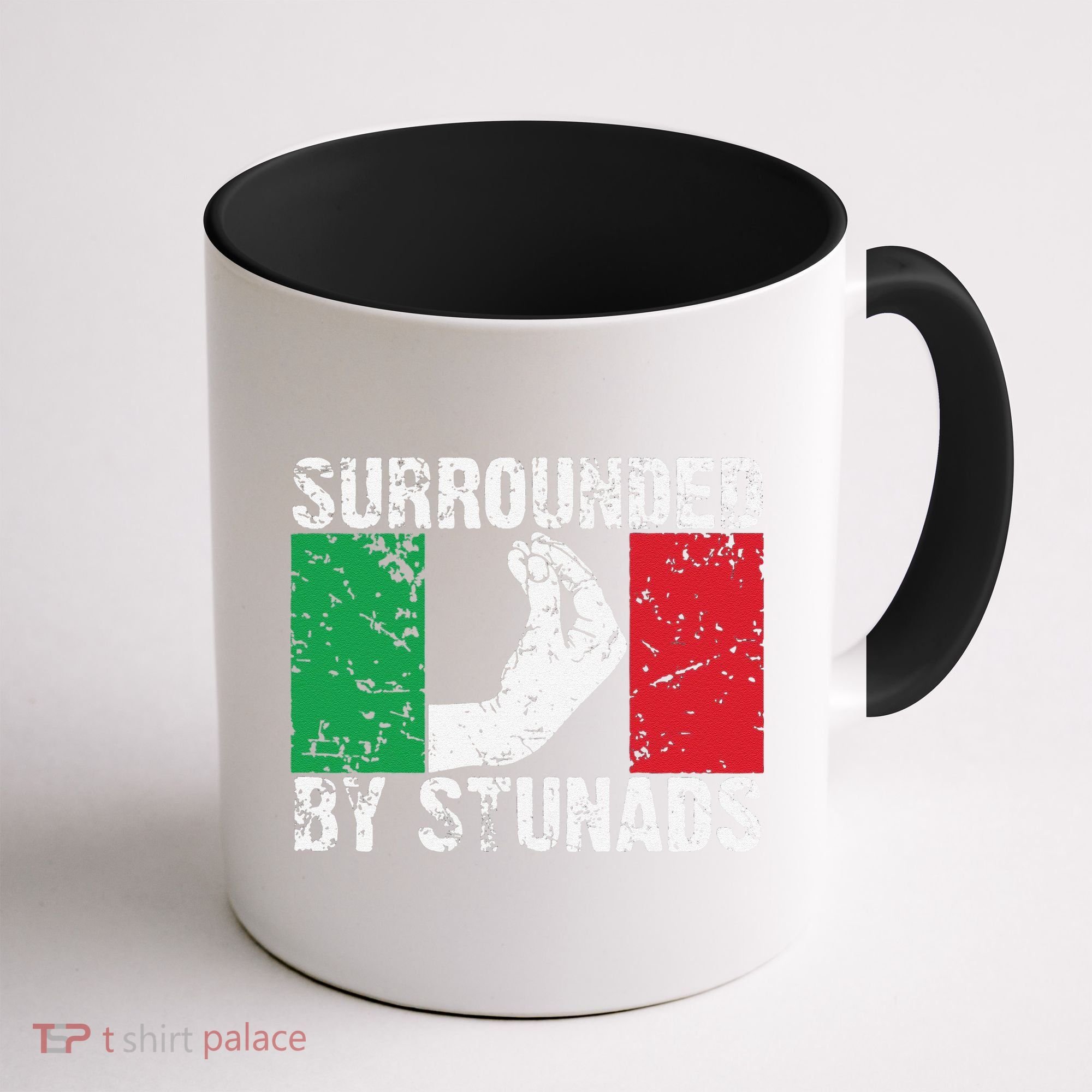 Funny Italian Gift Cool Surrounded By Stunads Gift Coffee Mug