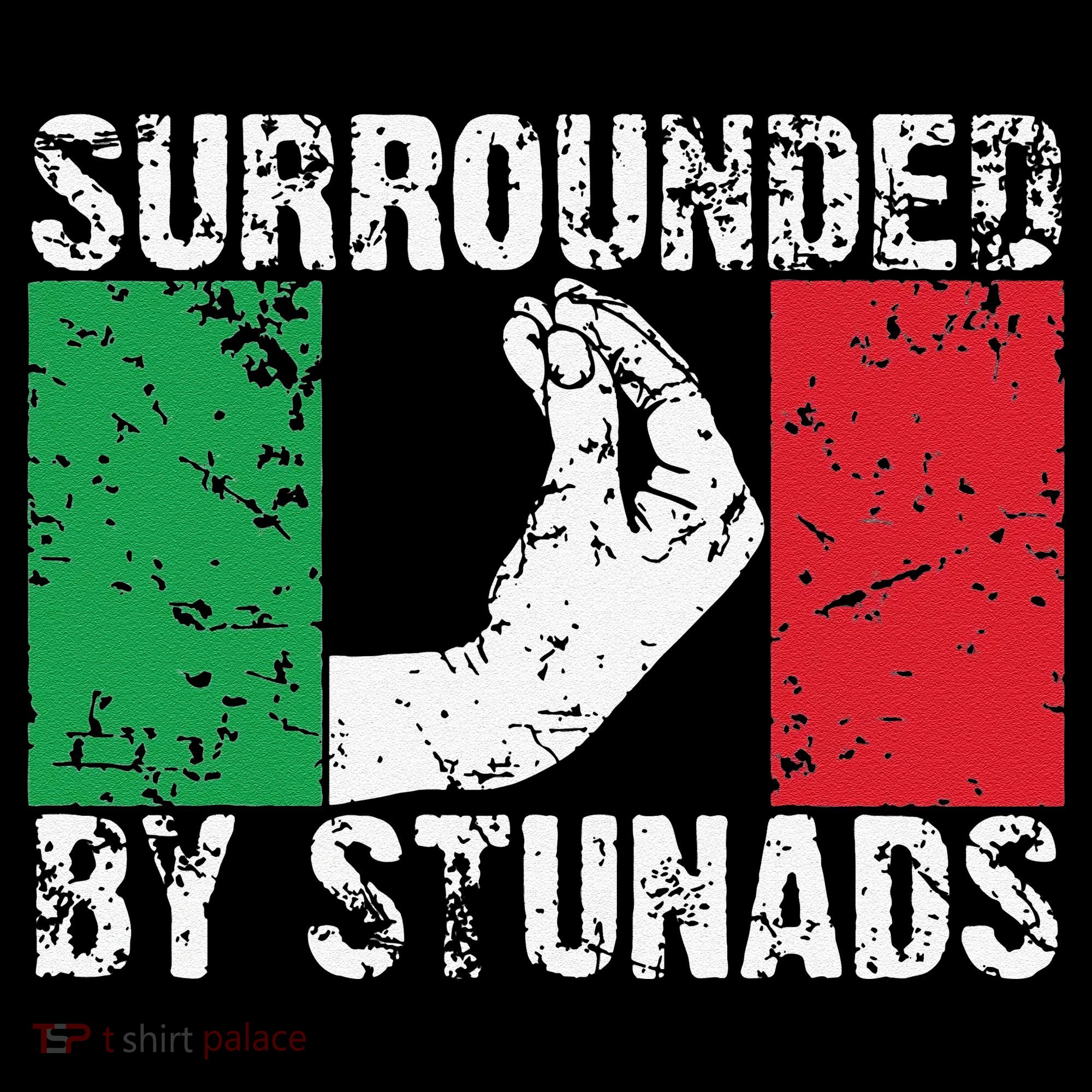 Funny Italian Gift Cool Surrounded By Stunads Gift Mousepad