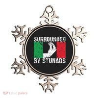 Funny Italian Gift Cool Surrounded By Stunads Gift Ornament thumb 0