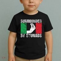 Funny Italian Gift Cool Surrounded By Stunads Gift Toddler T-Shirt thumb 2
