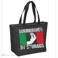 Funny Italian Gift Cool Surrounded By Stunads Gift Tote Bag thumb 2