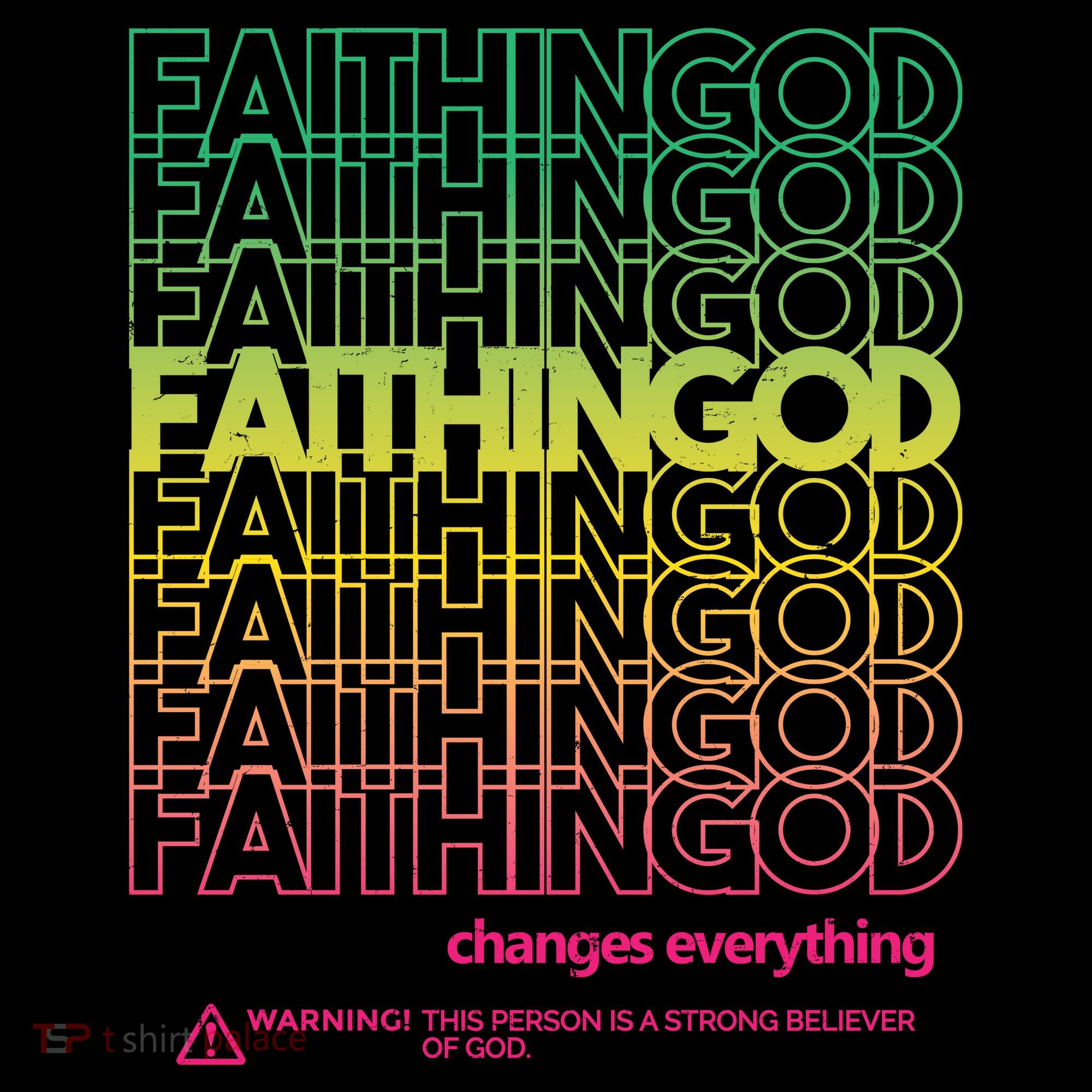 Faith In God Changes Everything Doggie Tank