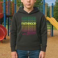 Faith In God Changes Everything Kids Hoodie thumb 2