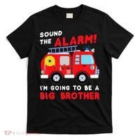 Firetruck I'm Going To Be A Big Brother New Baby T-Shirt thumb 0