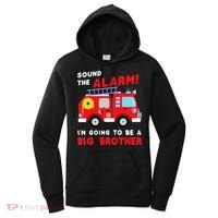 Firetruck I'm Going To Be A Big Brother New Baby Women's Hoodie thumb 0
