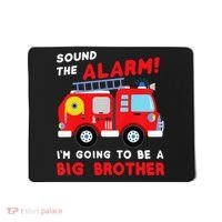 Firetruck I'm Going To Be A Big Brother New Baby Mousepad thumb 0