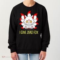 Funny I Give Zero Fox Japanese Nine Tail Fox Women's Sweatshirt thumb 0