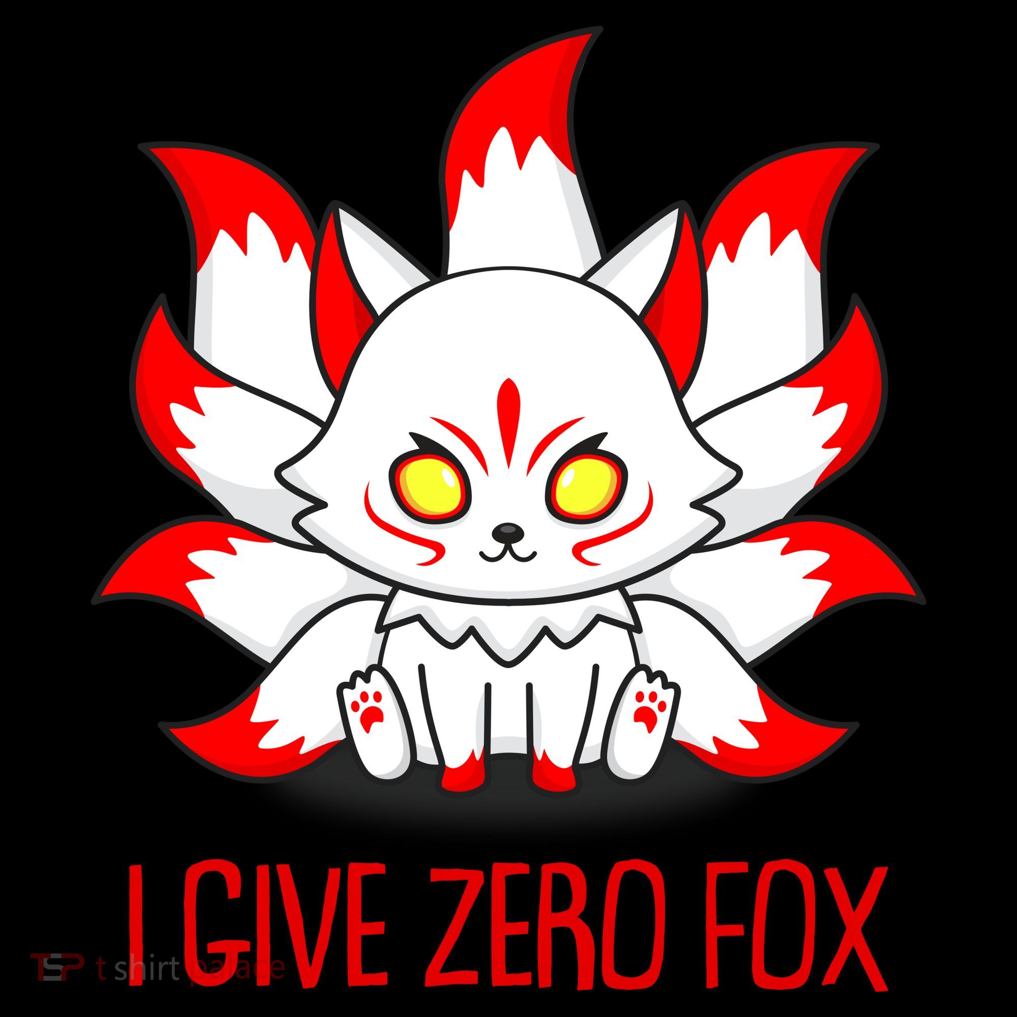 Funny I Give Zero Fox Japanese Nine Tail Fox Coffee Mug