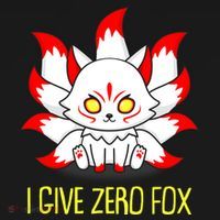 Funny I Give Zero Fox Japanese Nine Tail Fox Polo thumb 3