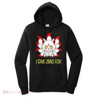 Funny I Give Zero Fox Japanese Nine Tail Fox Women's Hoodie thumb 0