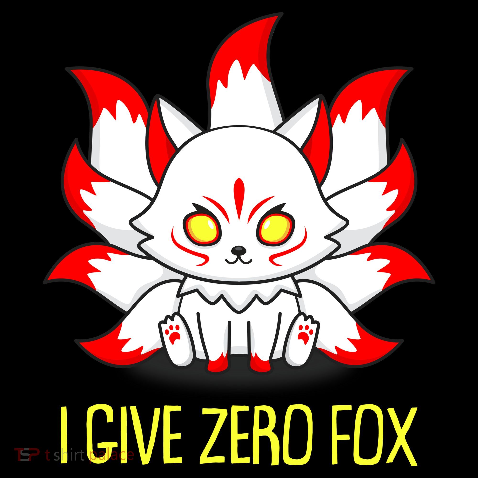 Funny I Give Zero Fox Japanese Nine Tail Fox Women's Hoodie