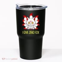 Funny I Give Zero Fox Japanese Nine Tail Fox Tumbler thumb 0