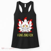 Funny I Give Zero Fox Japanese Nine Tail Fox Women's Tank Top thumb 0