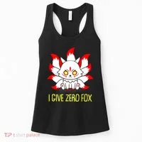 Funny I Give Zero Fox Japanese Nine Tail Fox Women's Tank Top thumb 0