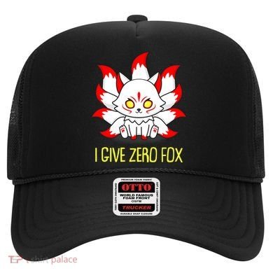Funny I Give Zero Fox Japanese Nine Tail Fox Hat