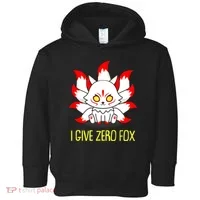Funny I Give Zero Fox Japanese Nine Tail Fox Toddler Hoodie thumb 0