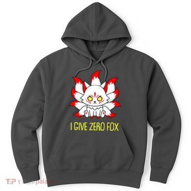 Funny I Give Zero Fox Japanese Nine Tail Fox Hoodie