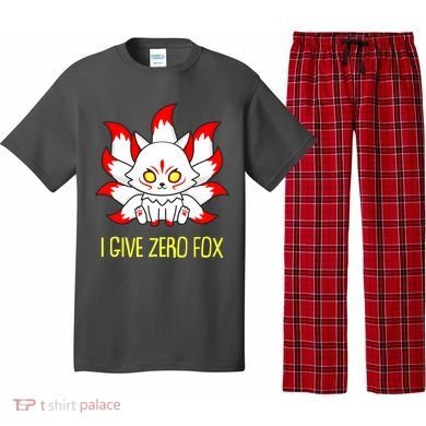 Funny I Give Zero Fox Japanese Nine Tail Fox Pajama Set