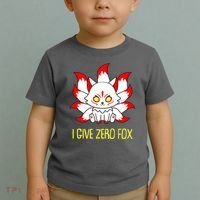 Funny I Give Zero Fox Japanese Nine Tail Fox Toddler T-Shirt thumb 2