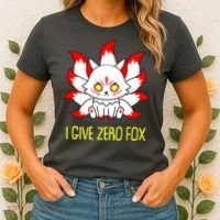 Funny I Give Zero Fox Japanese Nine Tail Fox Women's T-Shirt thumb 2